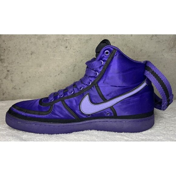 Nike Vandal High Court Mens Purple Satin Sneakers Shoes Size 11.5 | AQ2176-500 - Picture 4 of 9